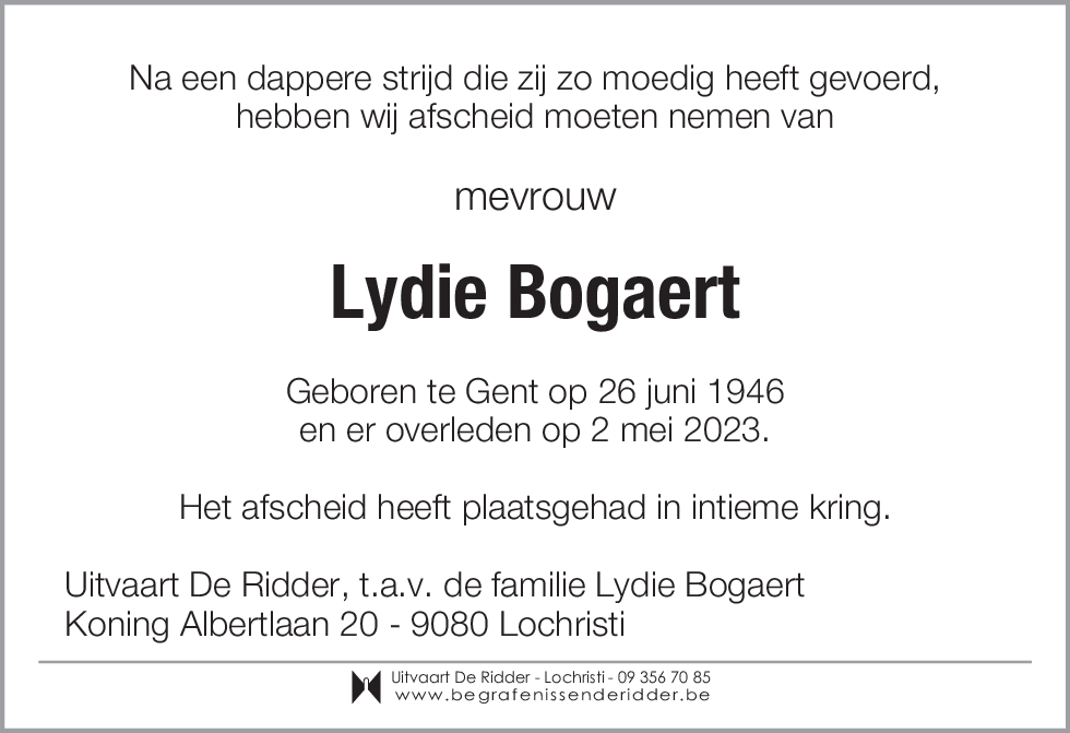 Lydie Bogaert