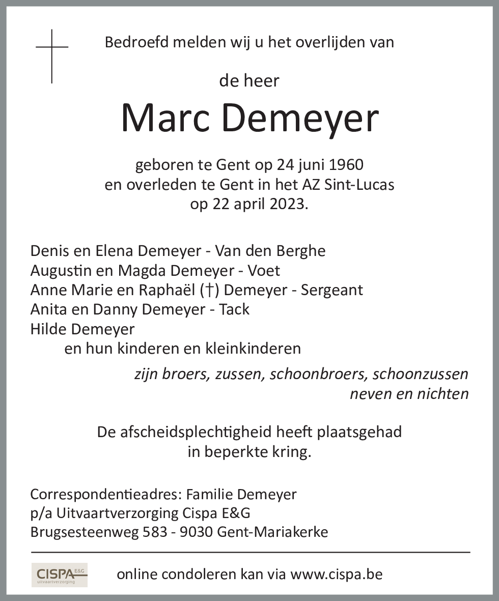 Marc Demeyer
