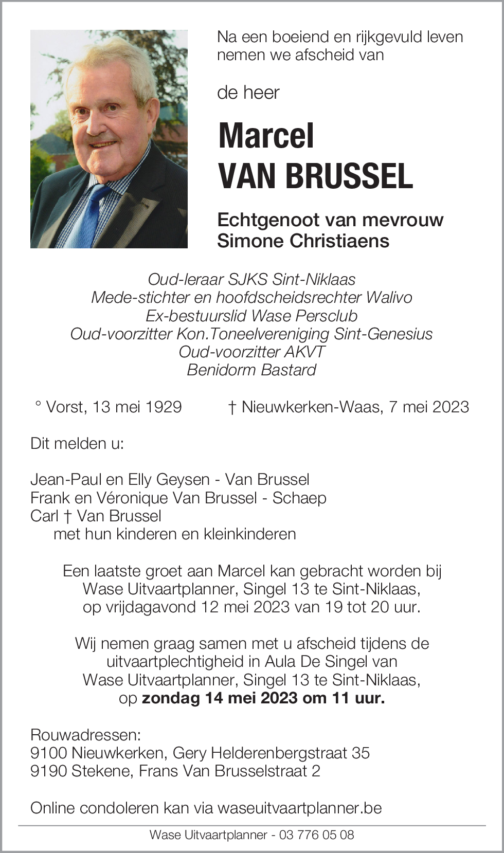 Marcel Van Brussel