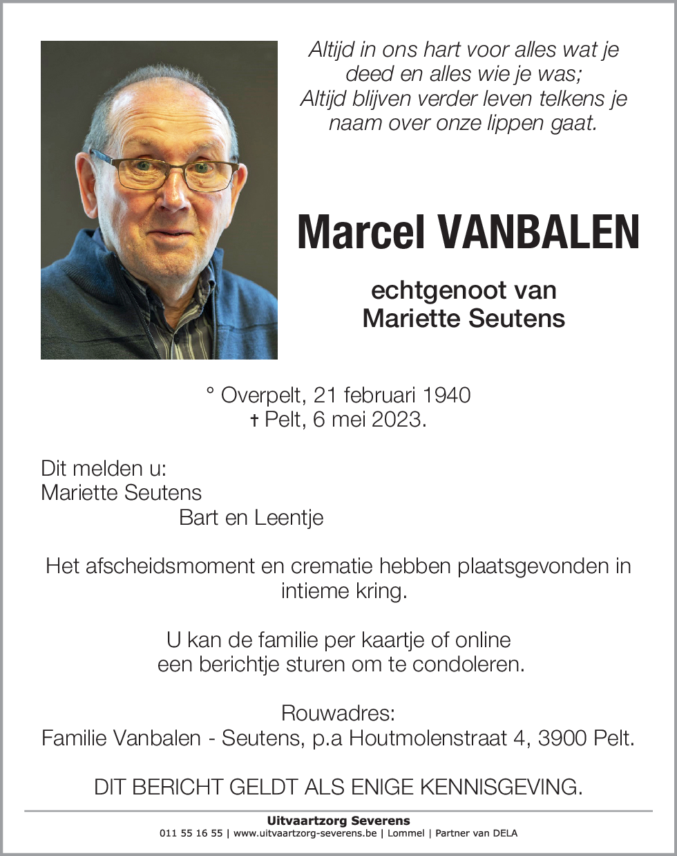 Marcel Vanbalen