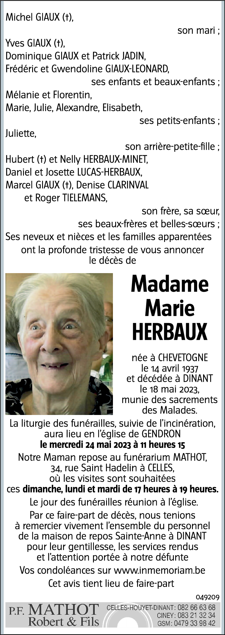 Marie HERBAUX