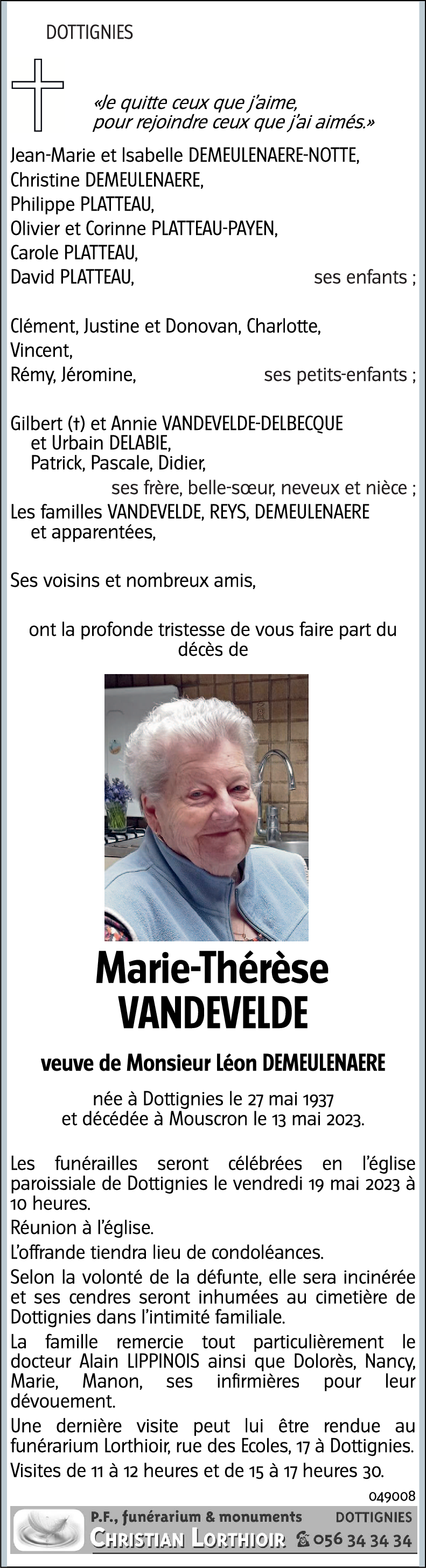 Marie-Thérèse Vandevelde
