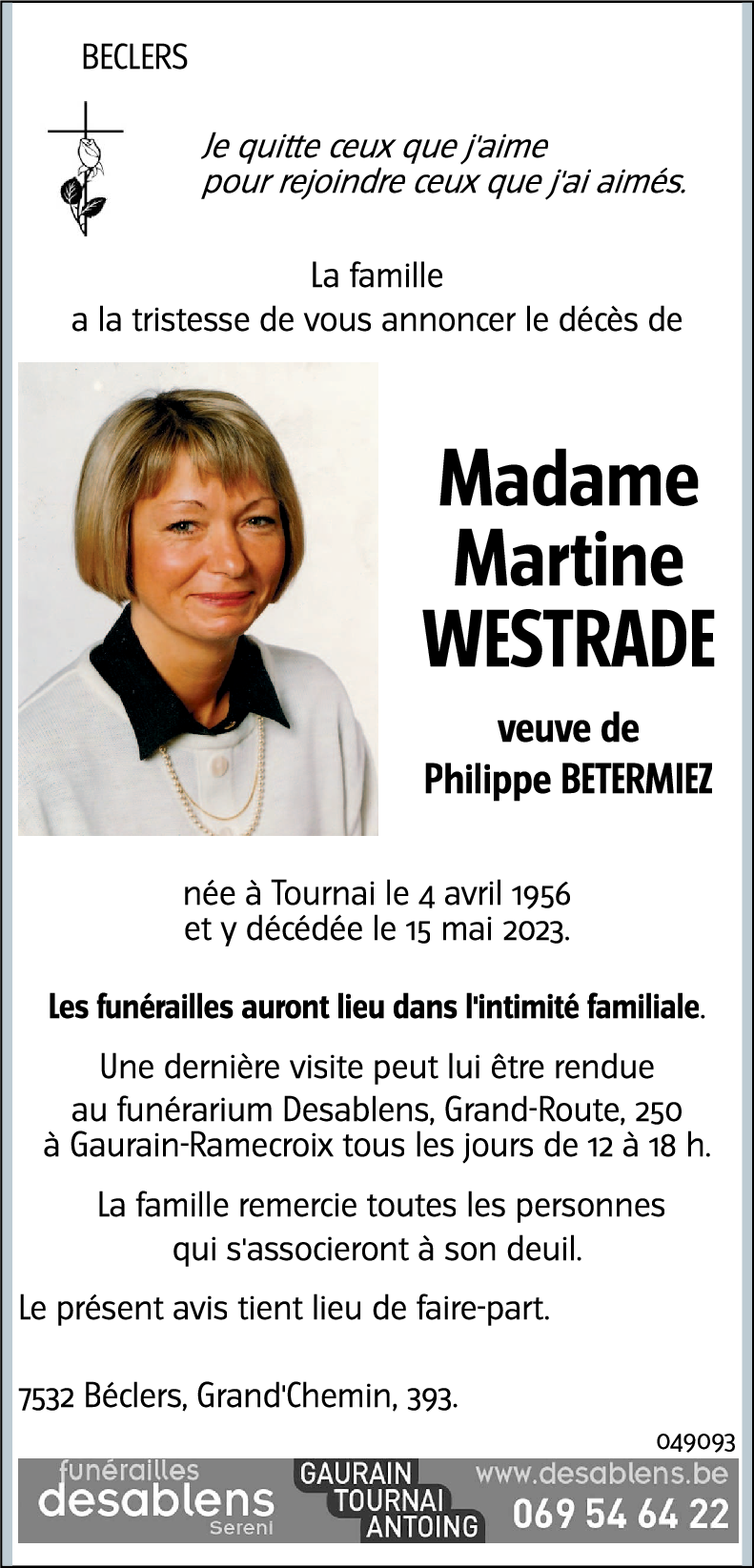 Martine WESTRADE