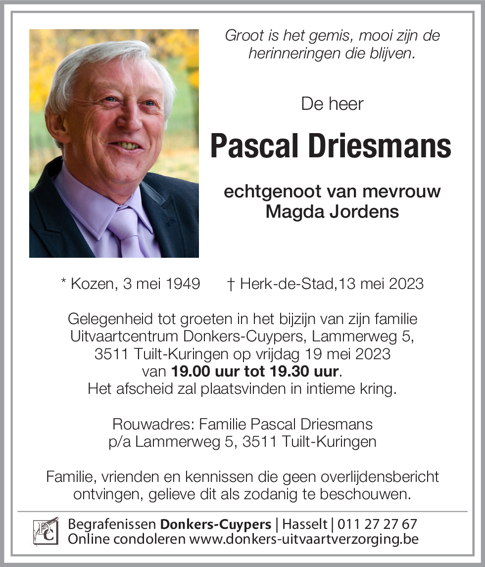 Pascal Driesmans