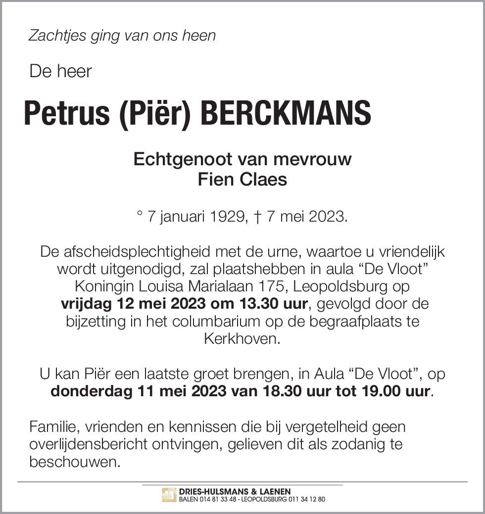 Petrus Berckmans
