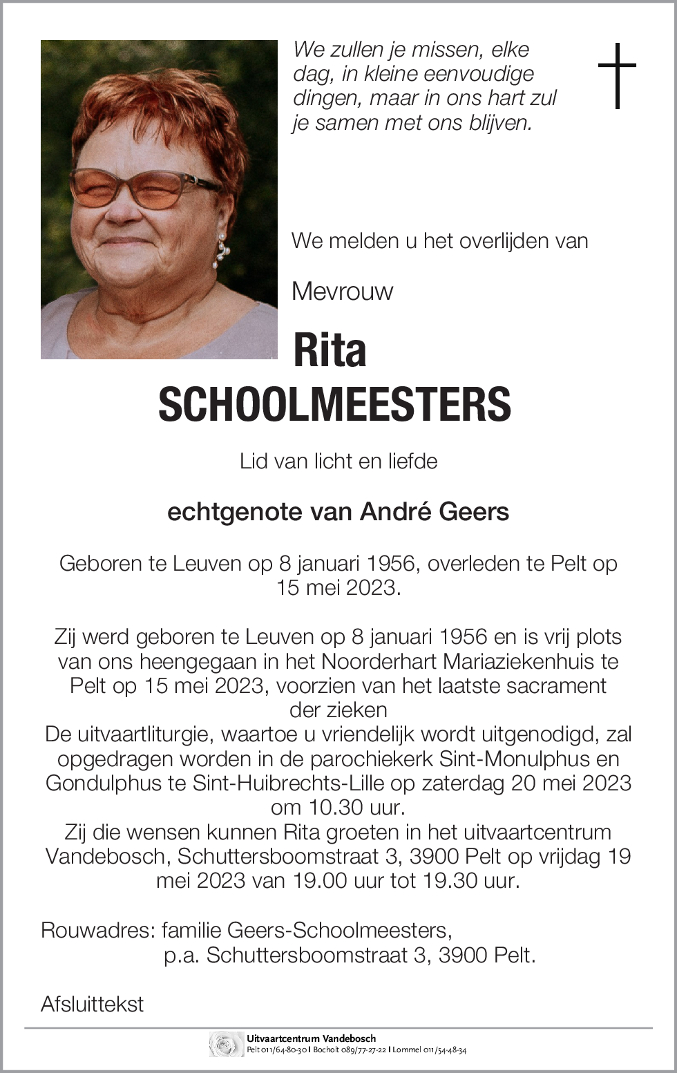 Rita Schoolmeesters