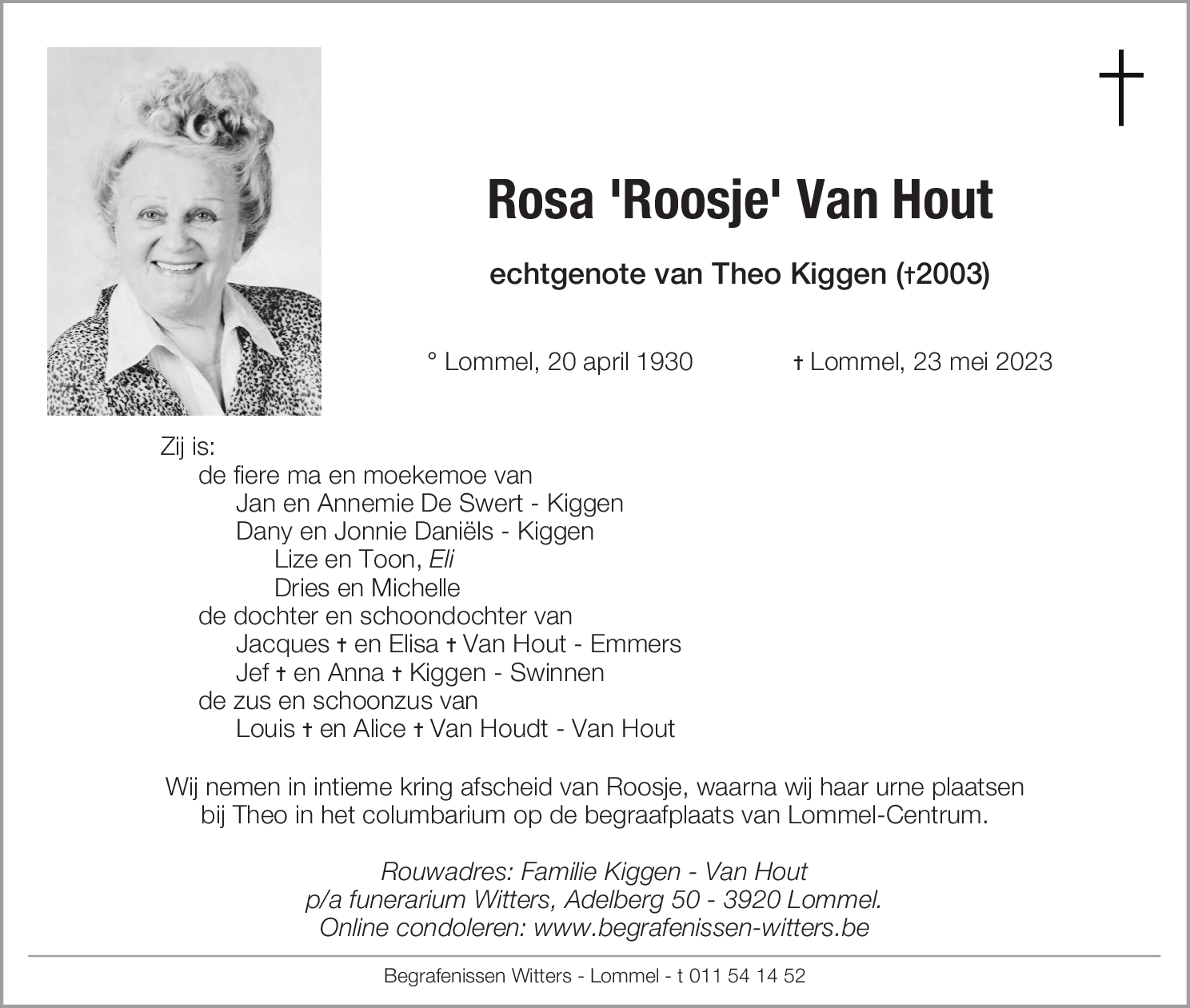 Rosa Van Hout