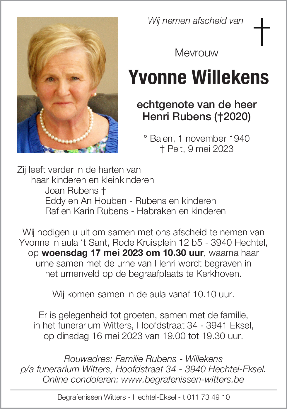 Yvonne Willekens