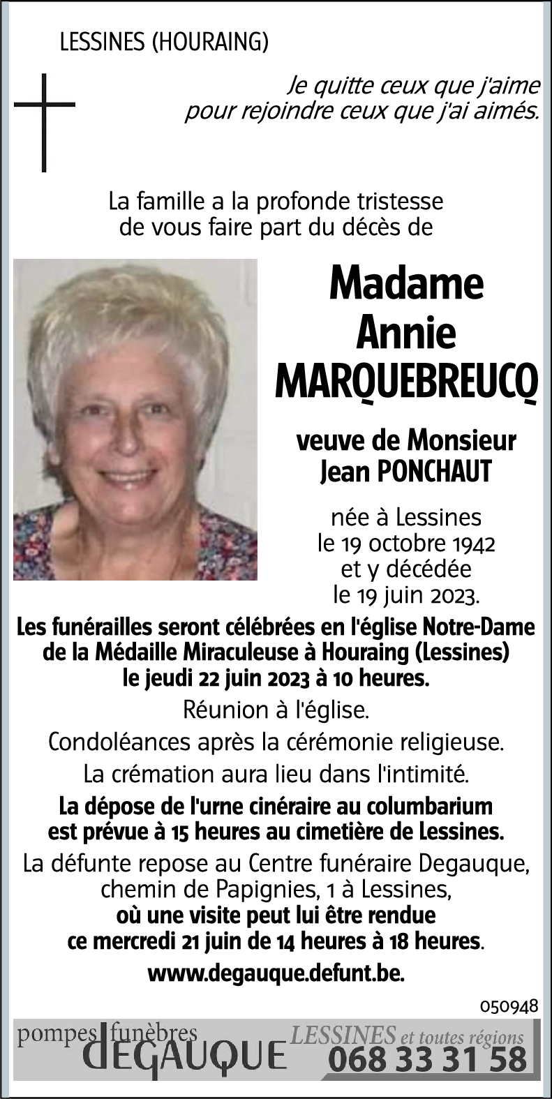 Annie MARQUEBREUCQ