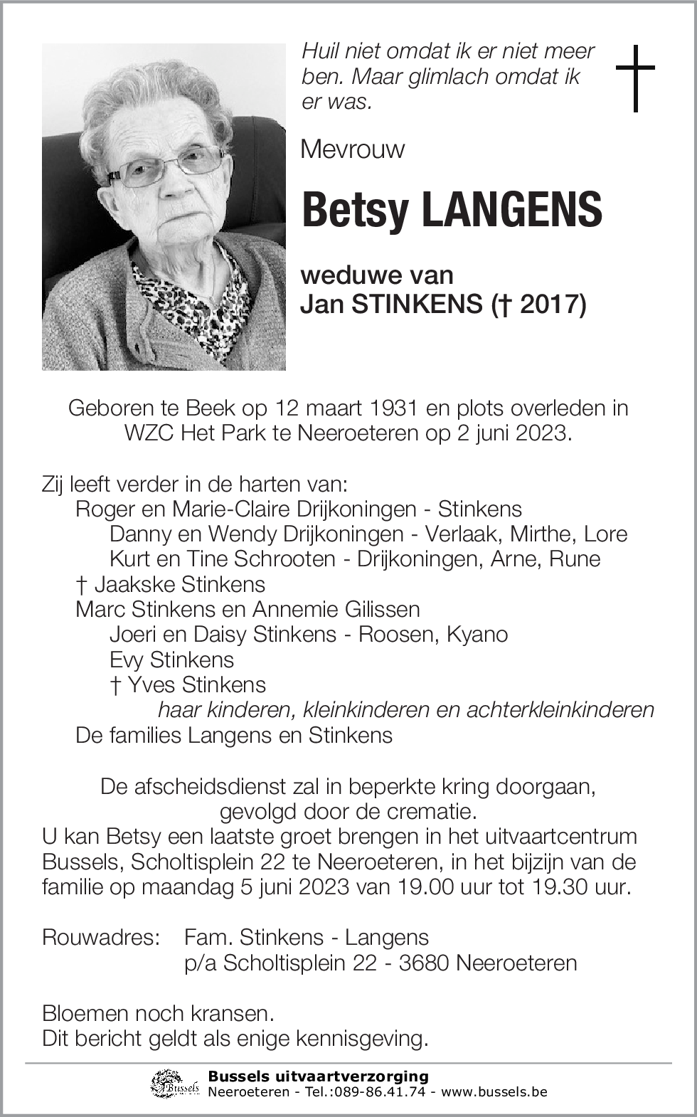 Betsy LANGENS