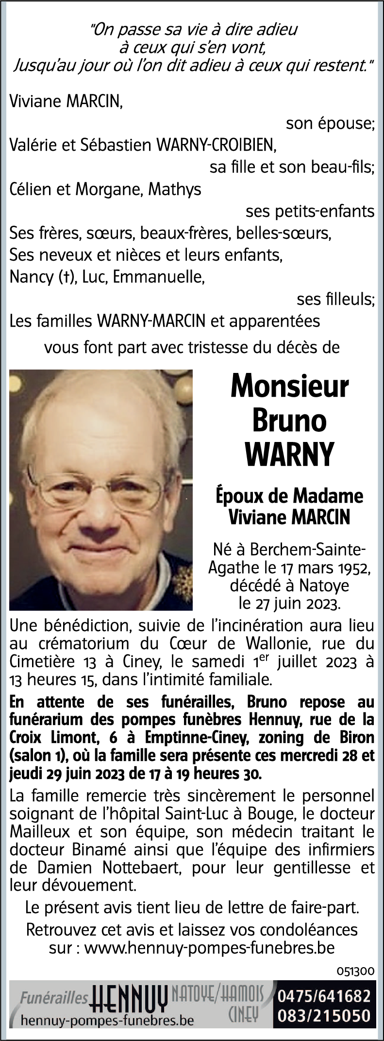 Bruno WARNY