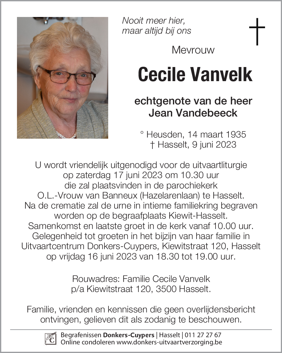 Cecile Vanvelk