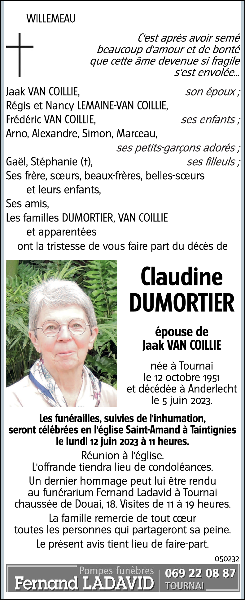 Claudine DUMORTIER