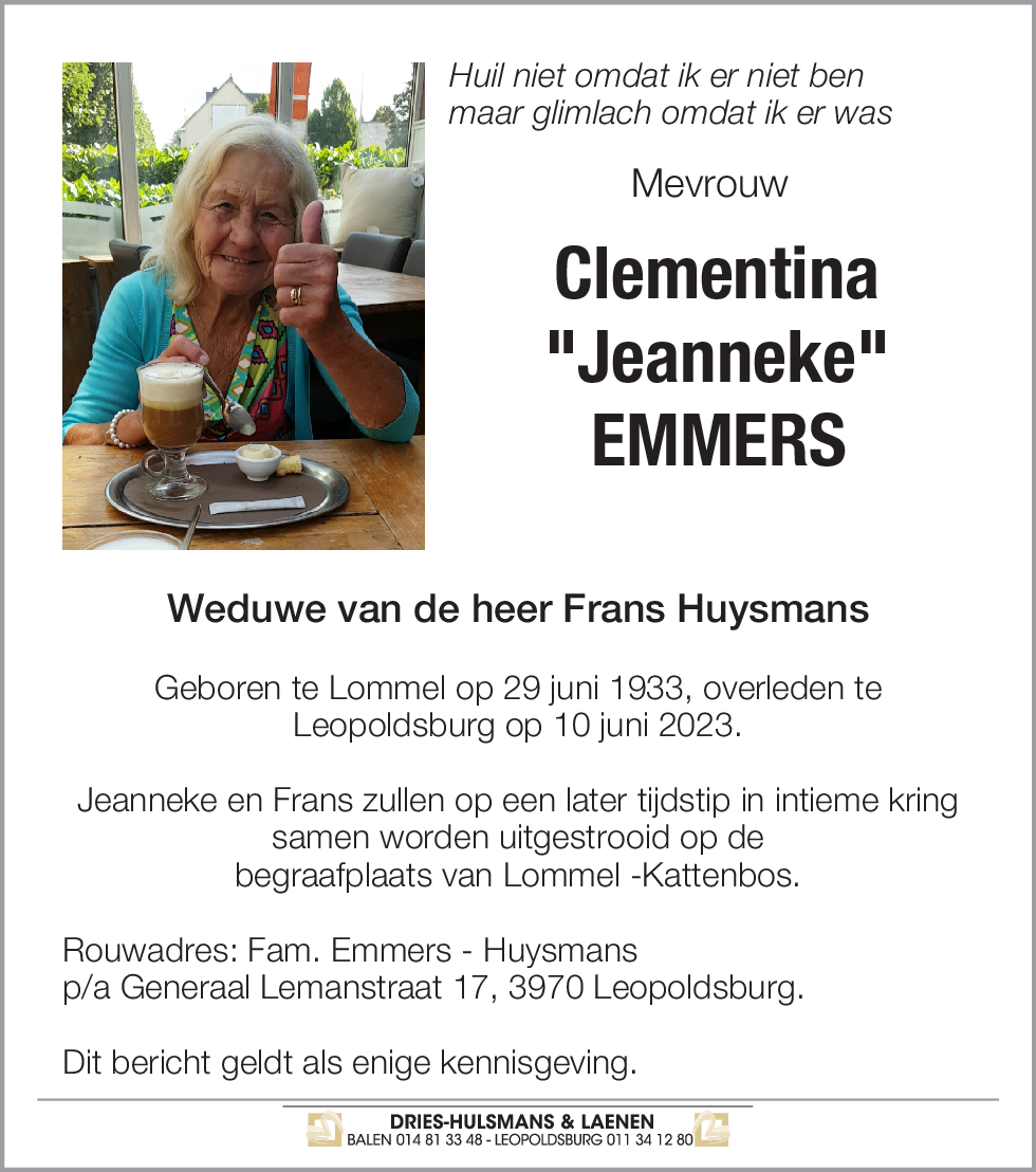 Clementina Emmers