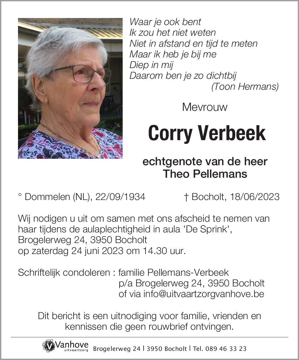 Corry Verbeek