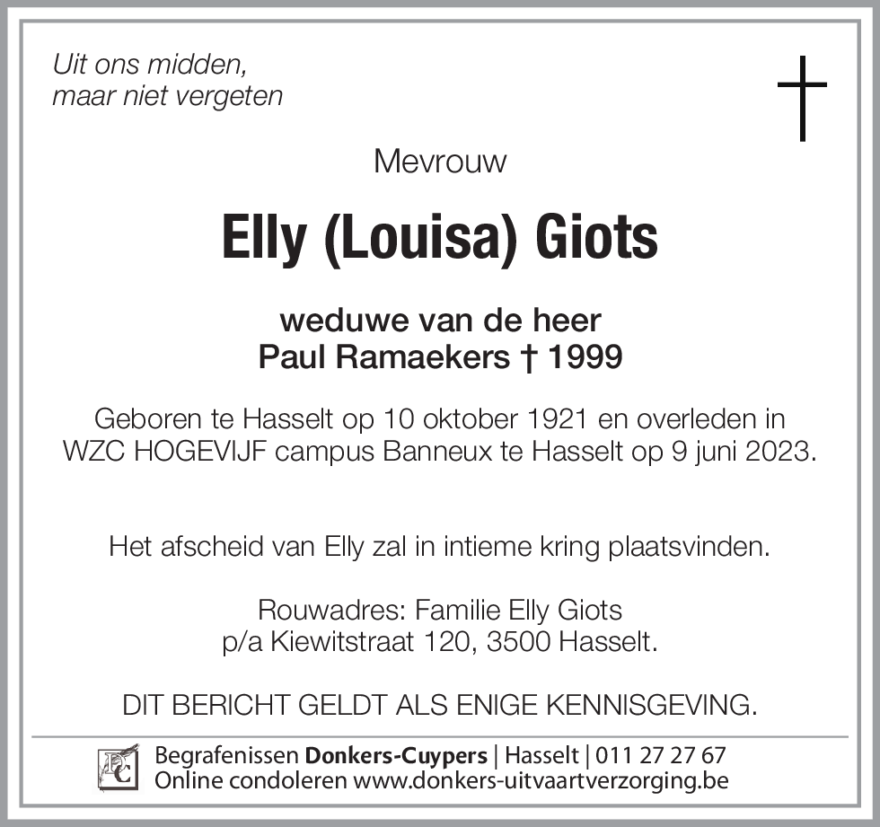 Elly (Louisa) Giots