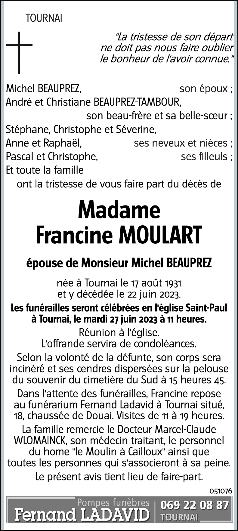 Francine MOULART