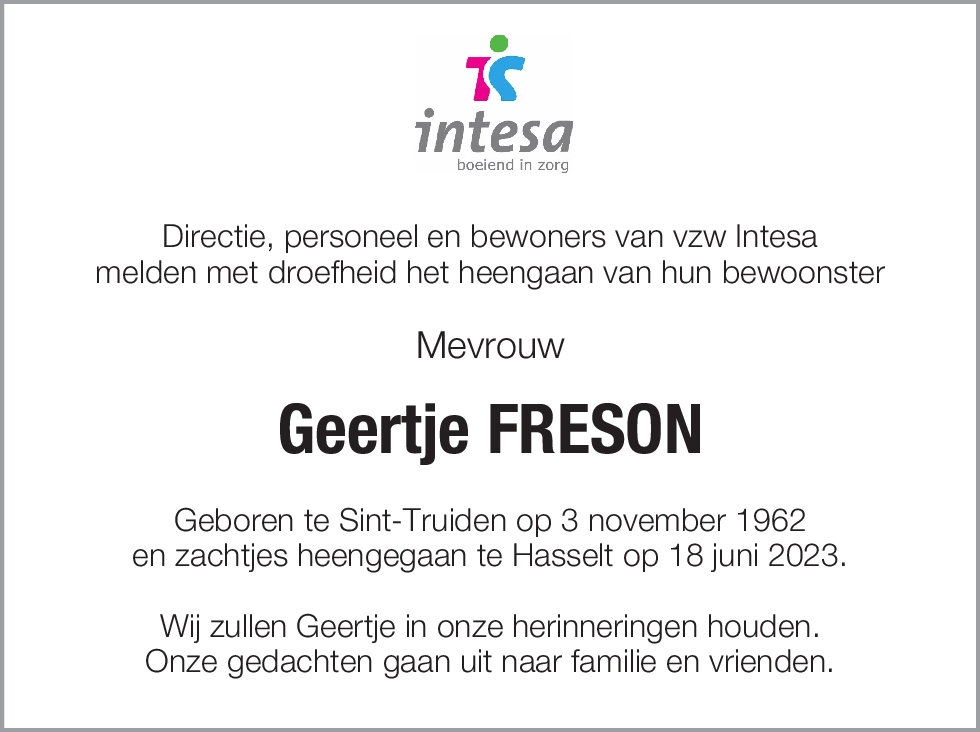 Geertje Freson