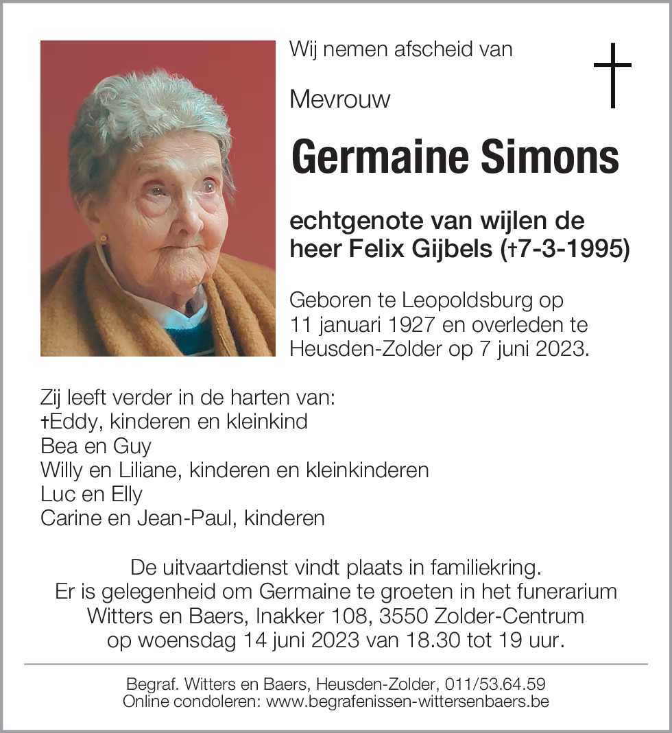 Germaine Simons