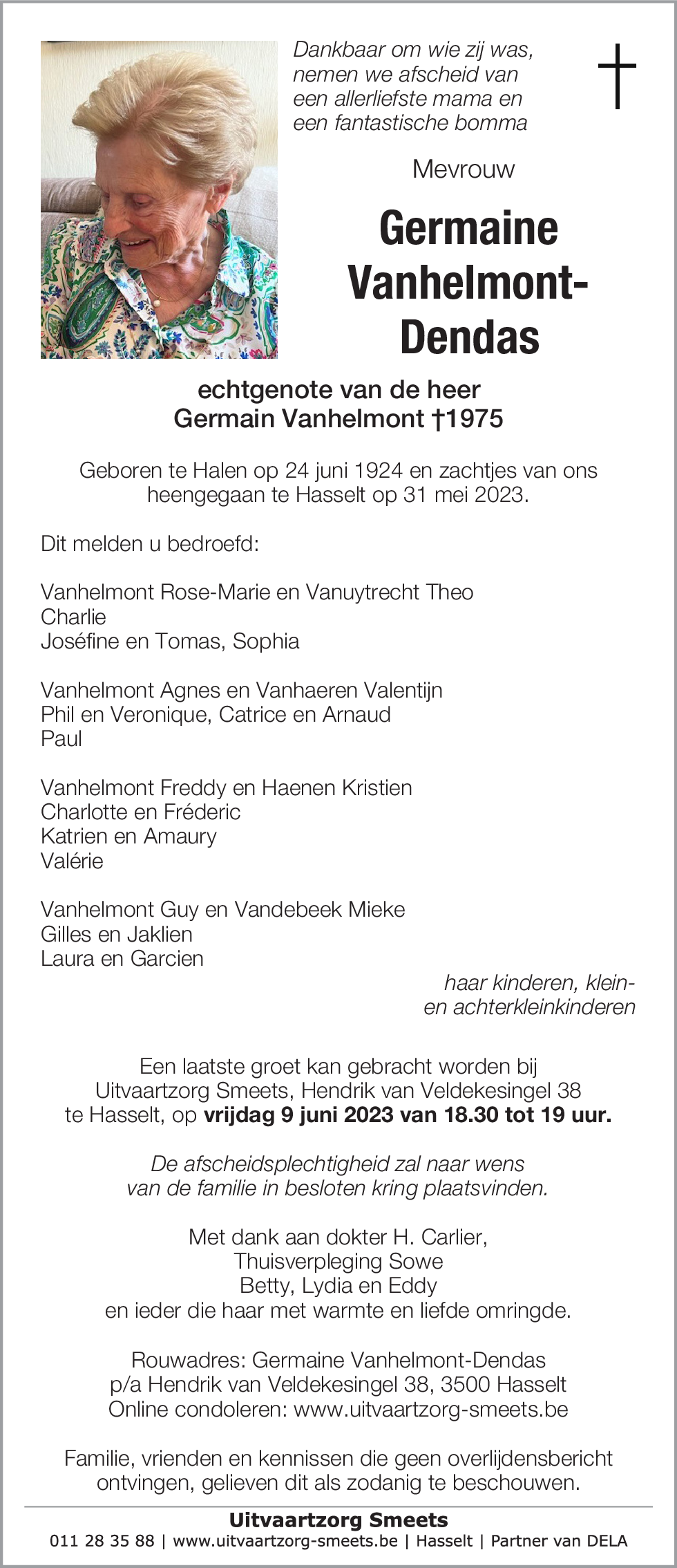 Germaine Vanhelmont-Dendas