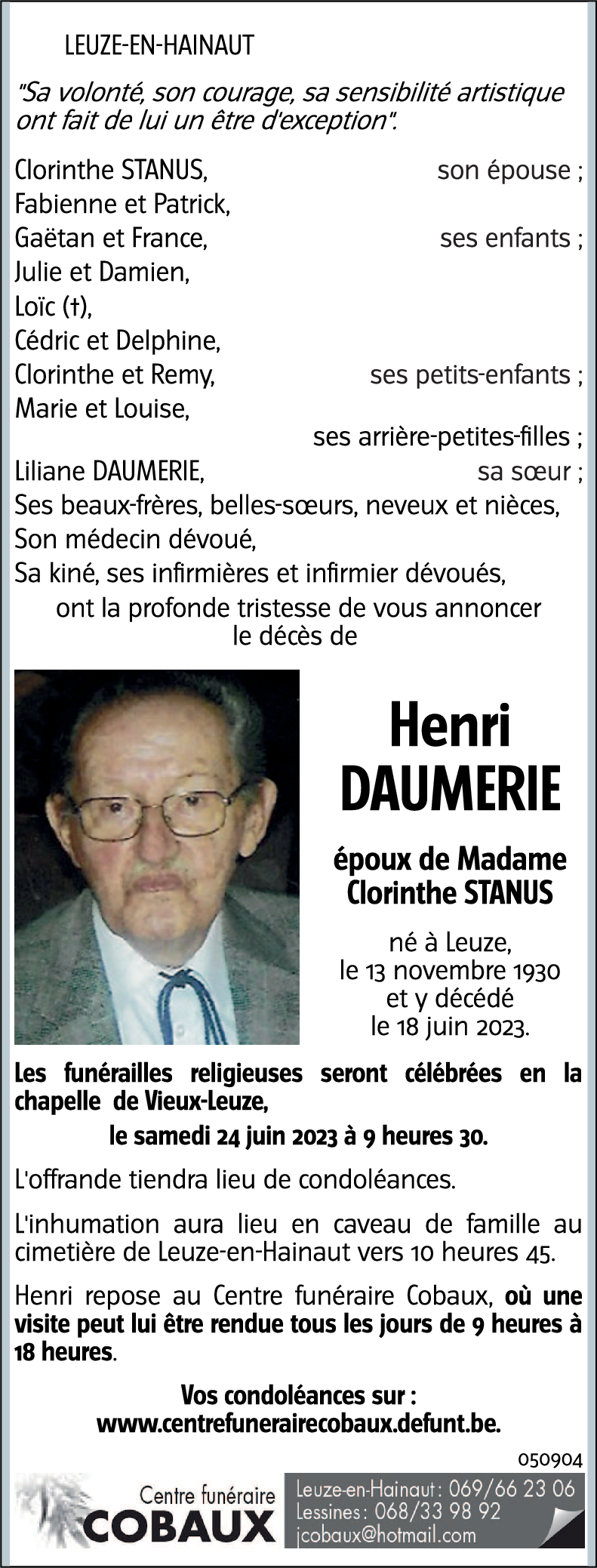 henri daumerie