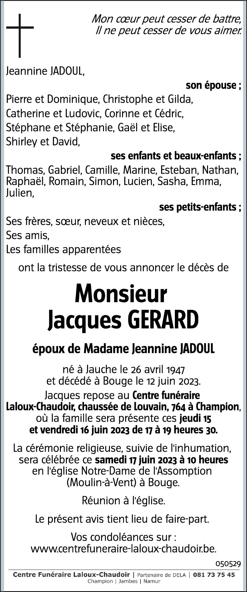 Jacques GERARD