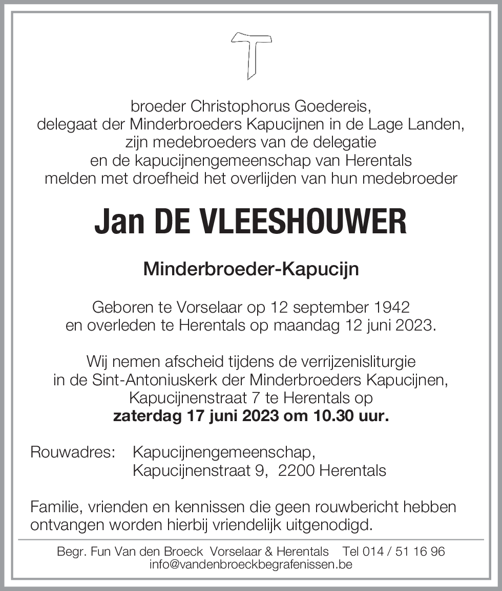 Jan De Vleeshouwer