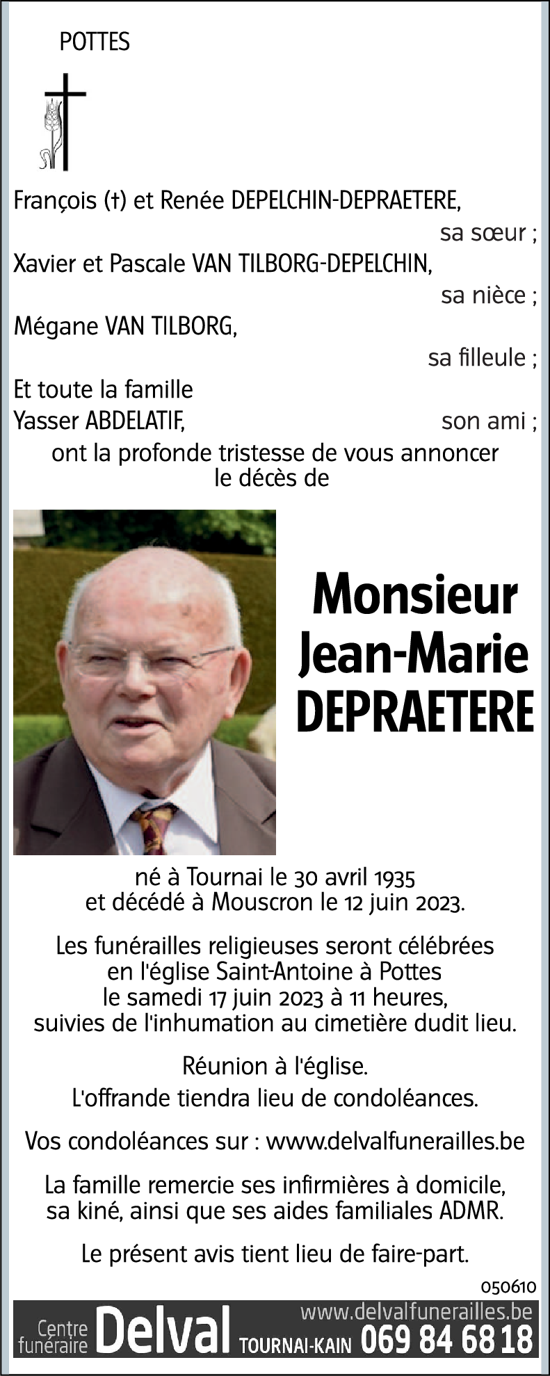 Jean-Marie DEPRAETERE