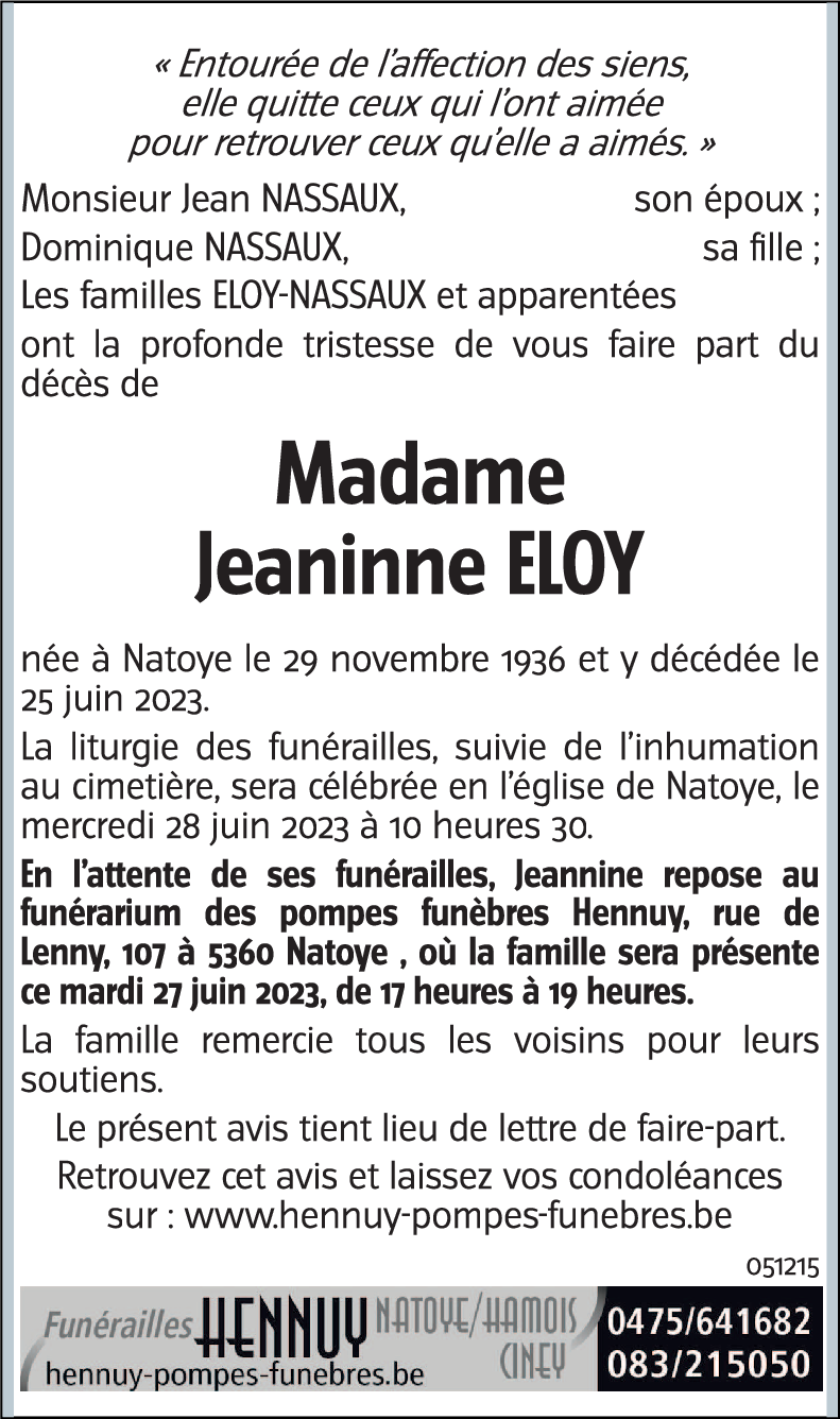 Jeaninne ELOY