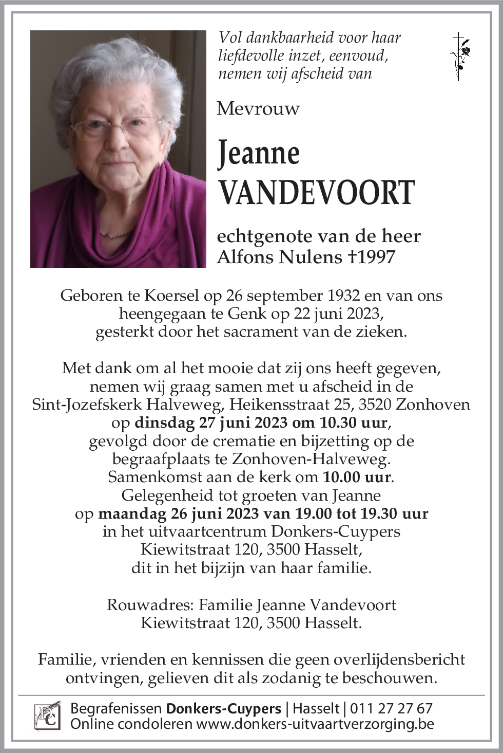 Jeanne Vandevoort