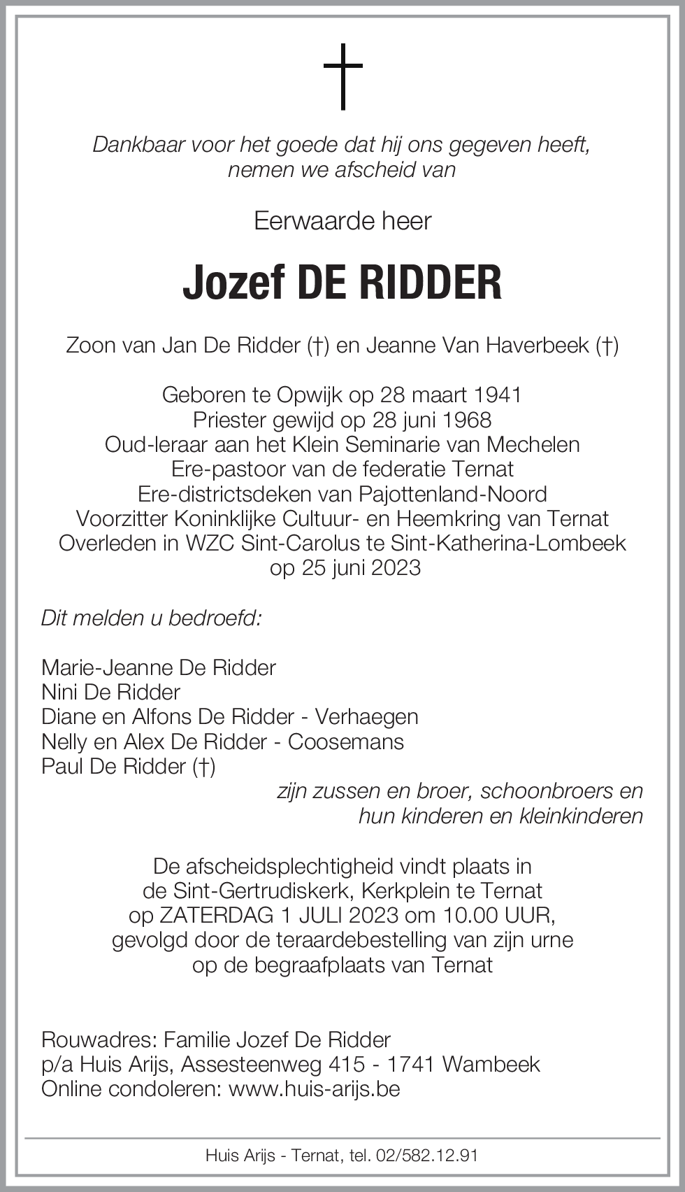 Jozef De Ridder