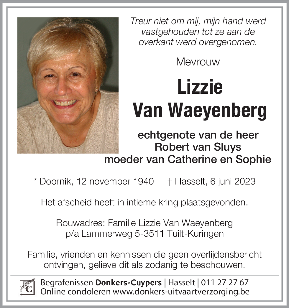 Lizzie Van Waeyenberg