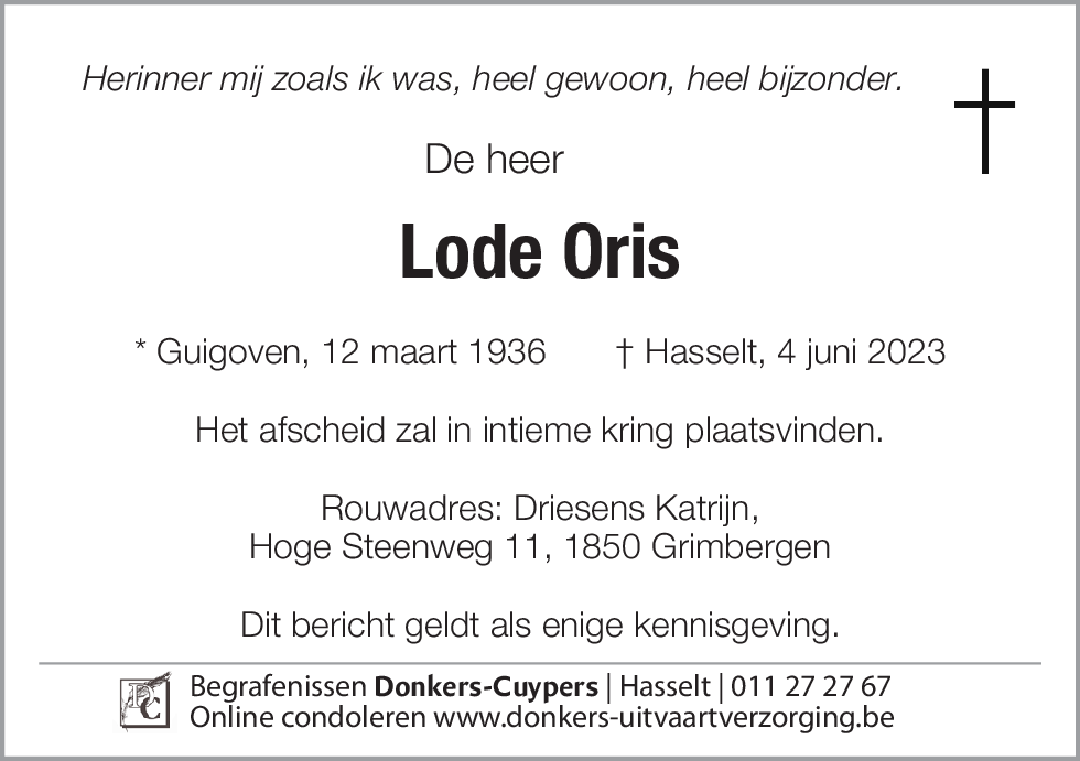 Lode Oris