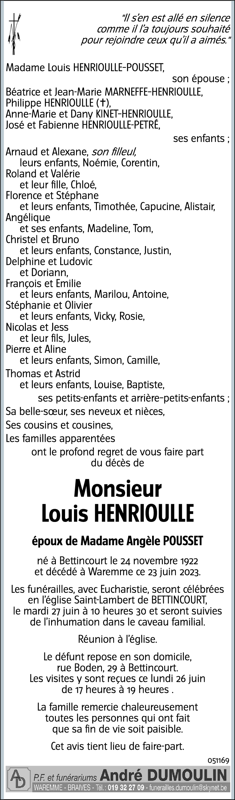 Louis HENRIOULLE