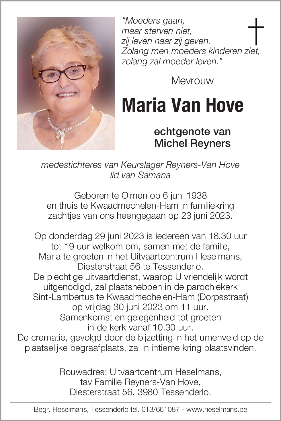 Maria Van Hove