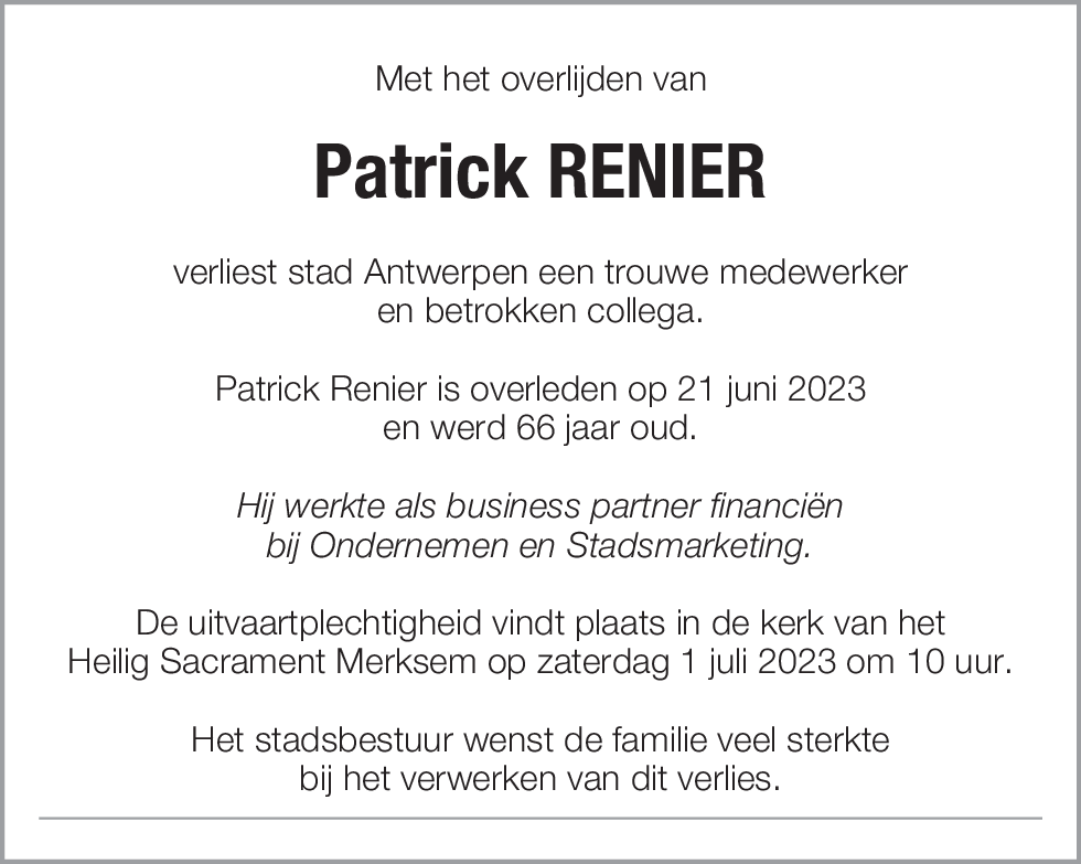 Patrick Renier