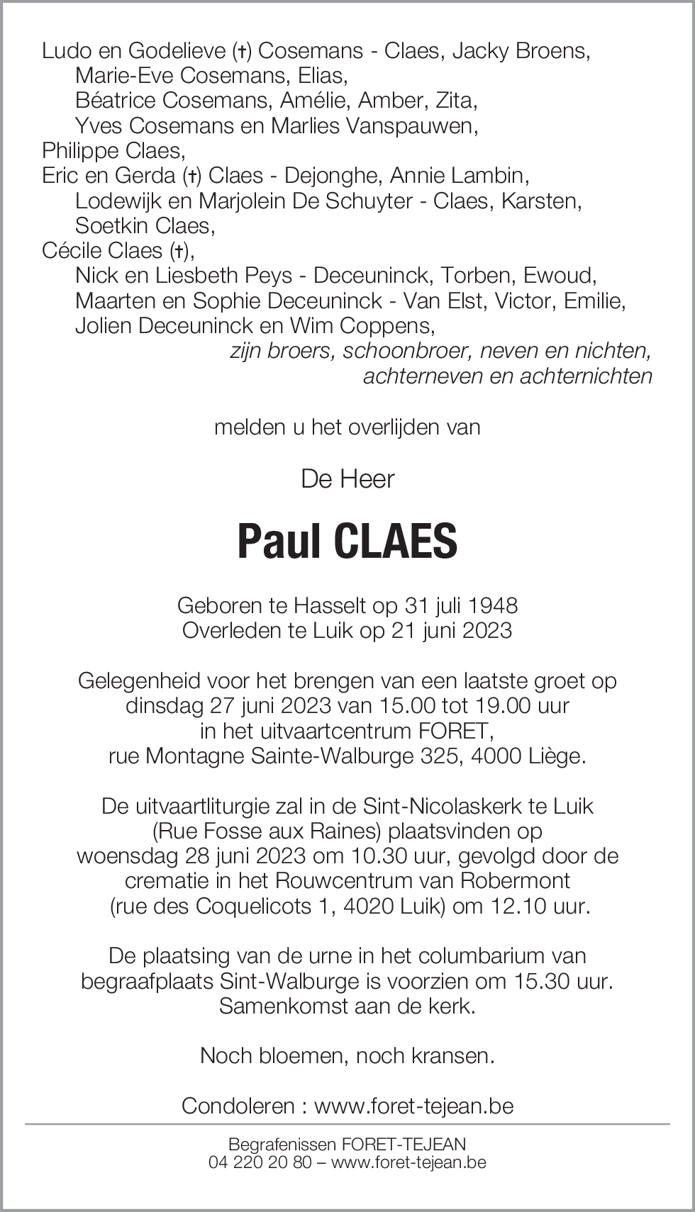 Paul Claes