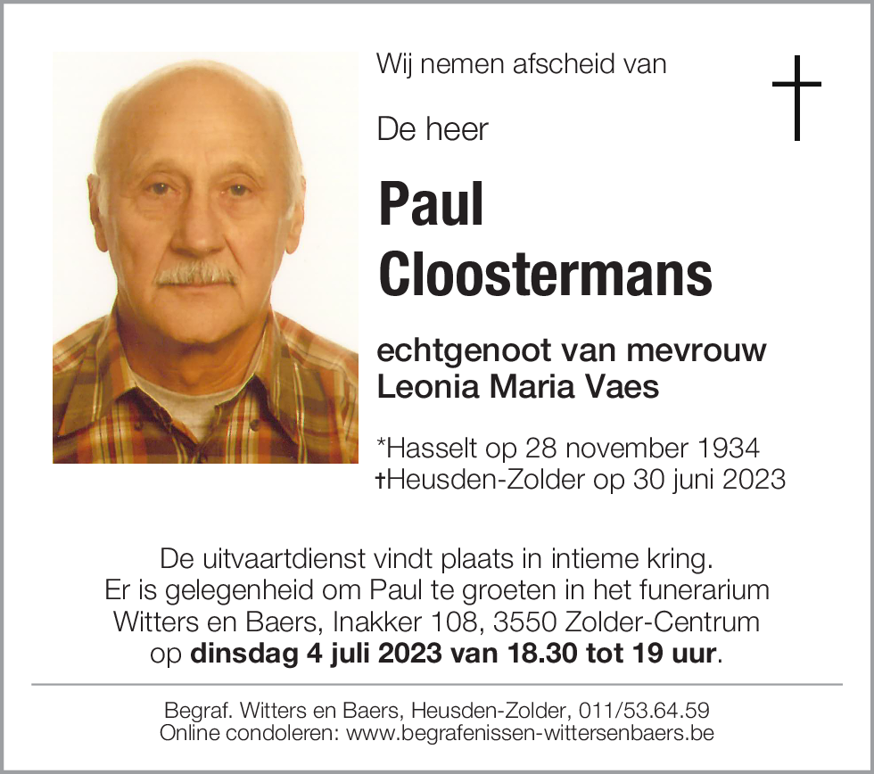 Paul Cloostermans
