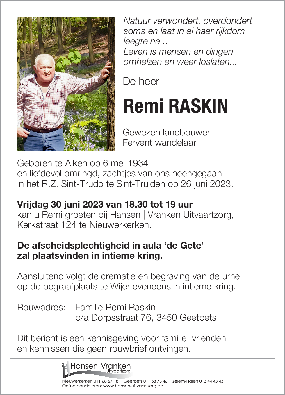 Remi RASKIN