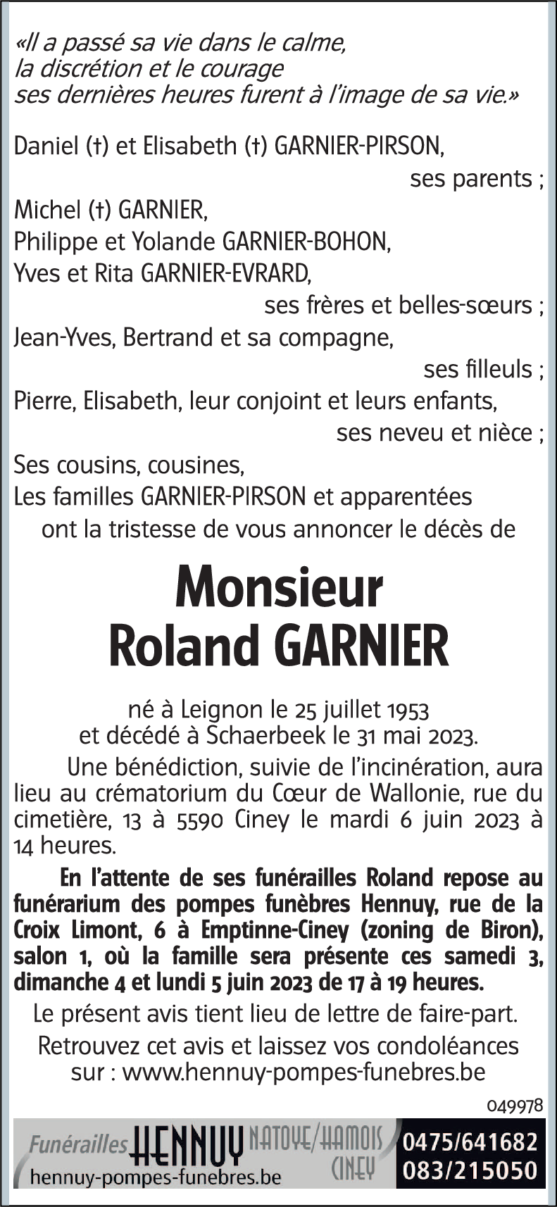 Roland GARNIER