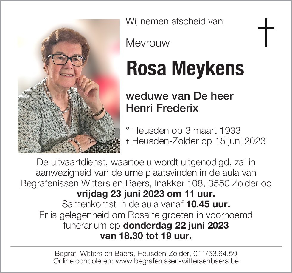 Rosa Meykens
