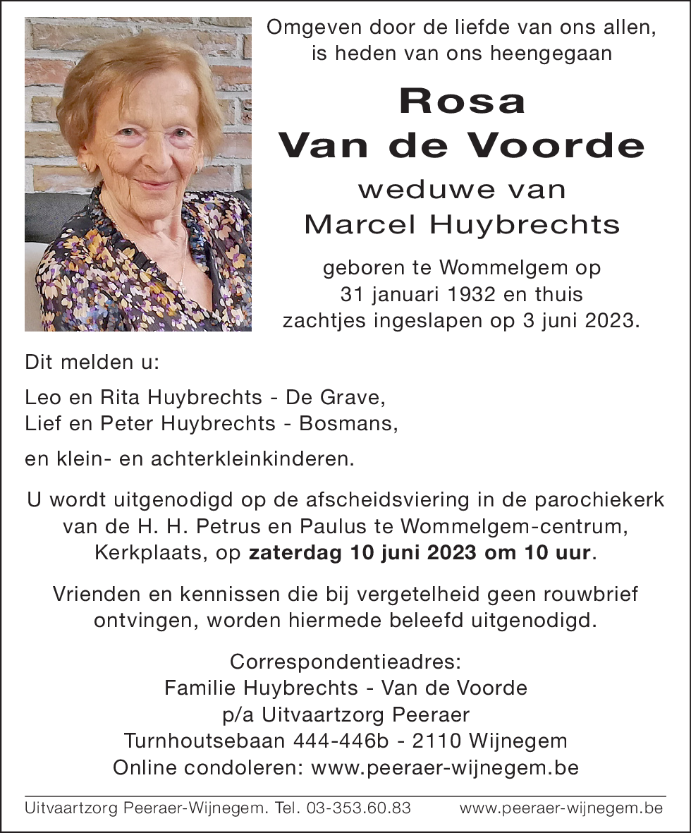 Rosalia Van de Voorde