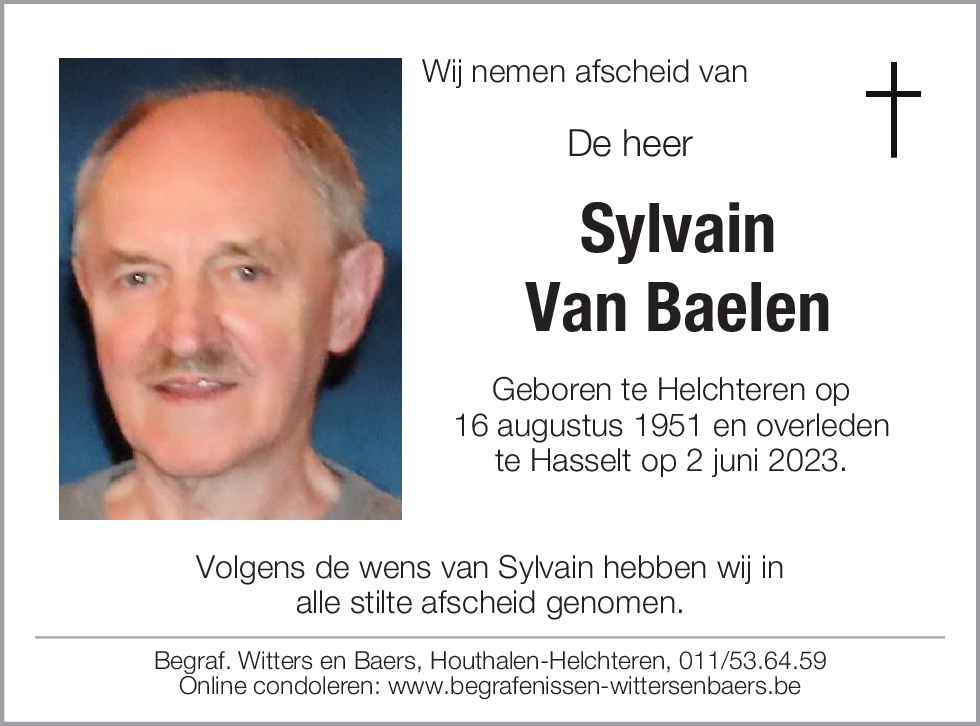 Sylvain Van Baelen