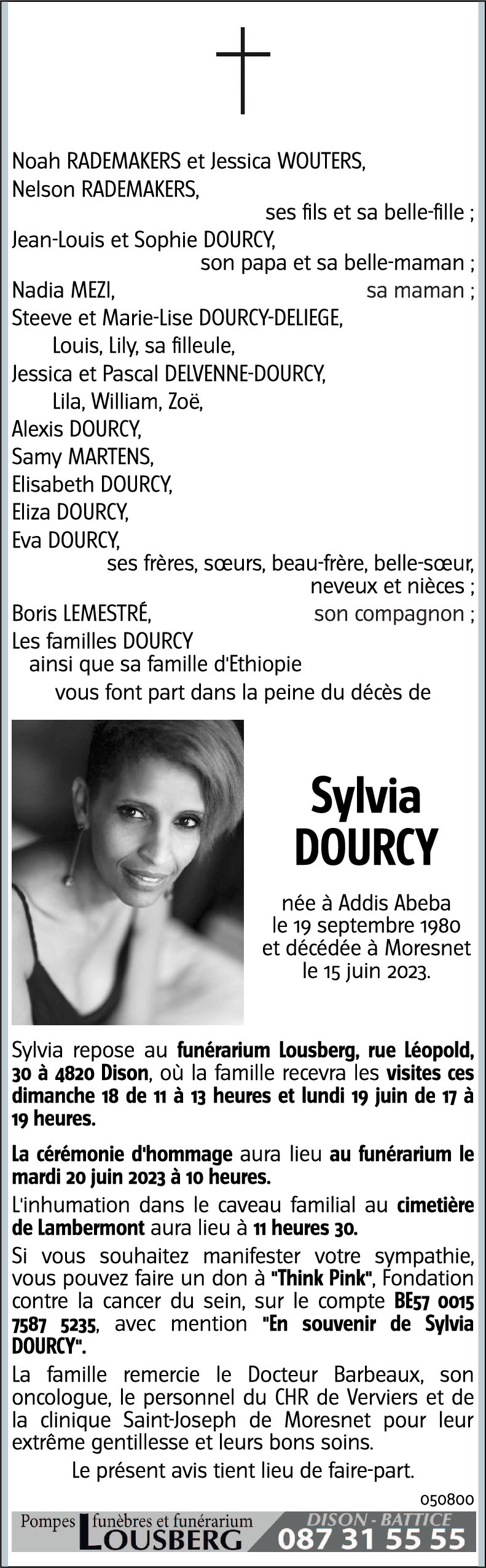 Sylvia DOURCY
