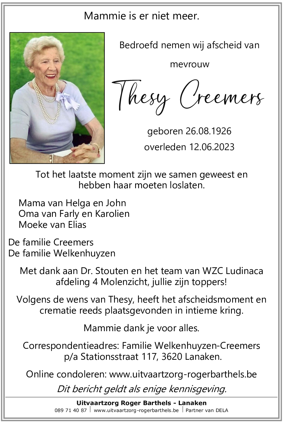 Theresia Creemers