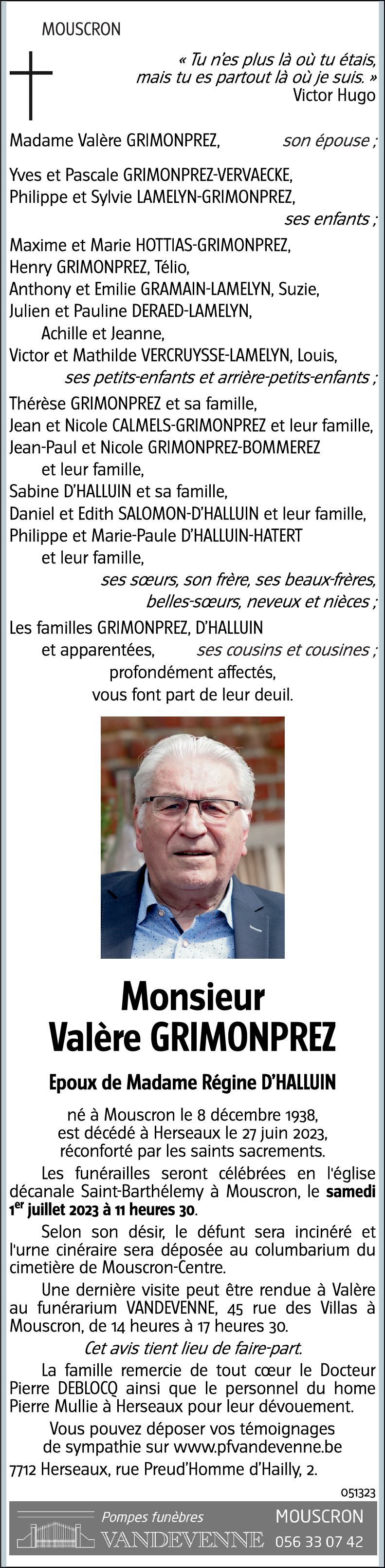 Valère GRIMONPREZ