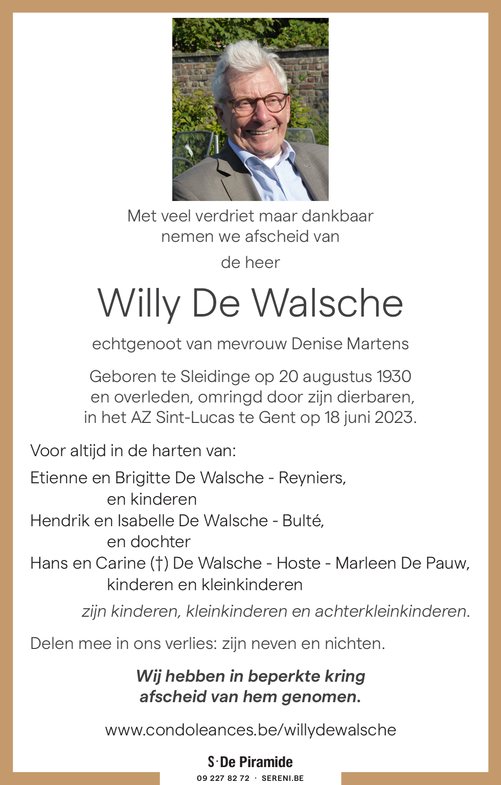 Willy De Walsche