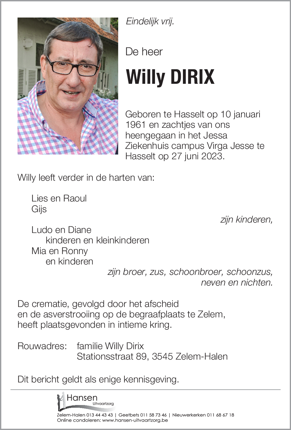 Willy DIRIX