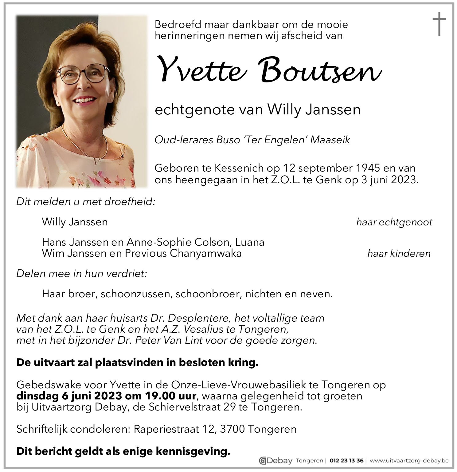 Yvette Boutsen
