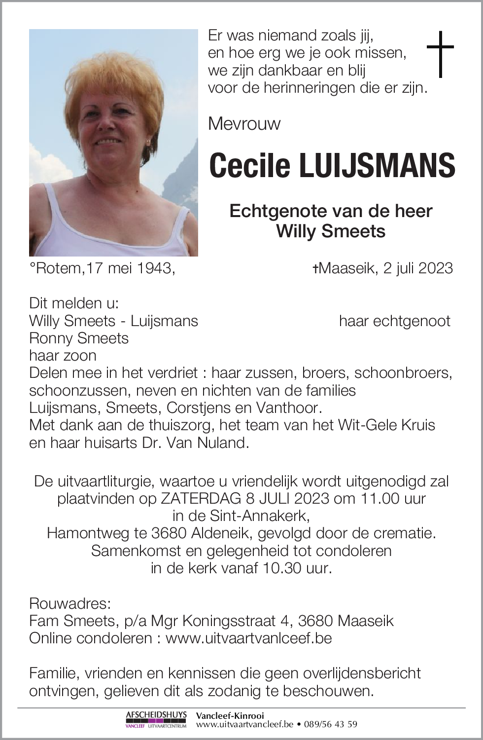 Cecile Luijsmans